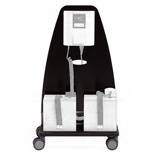 Carrello di trasporto batteria